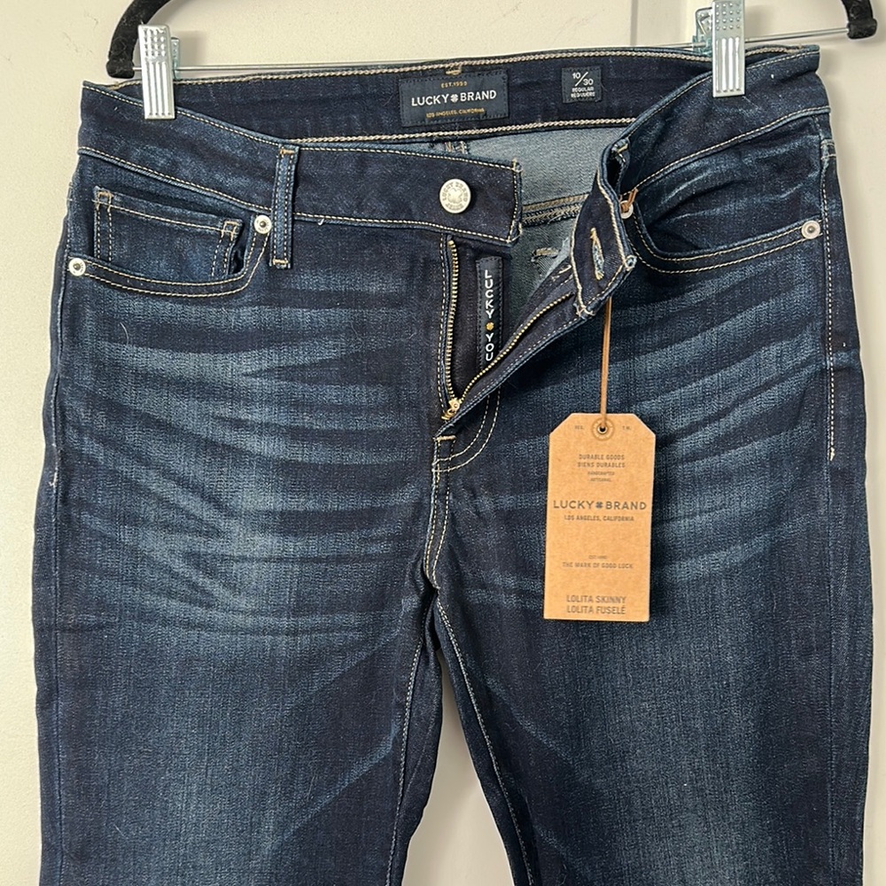 Lucky Brand Lolita Skinny Jeans – Dark Wash – Size 10